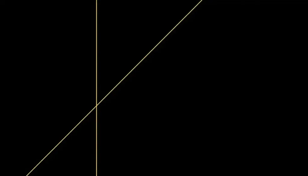 Minimal gold geometric lines on pure black background, elegant dark AMOLED wallpaper in ultra HD 4K