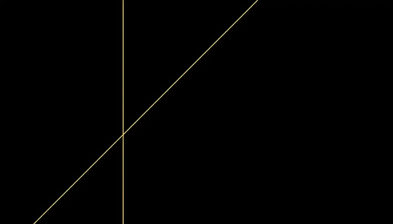 Minimal gold geometric lines on pure black background, elegant dark AMOLED wallpaper in ultra HD 4K