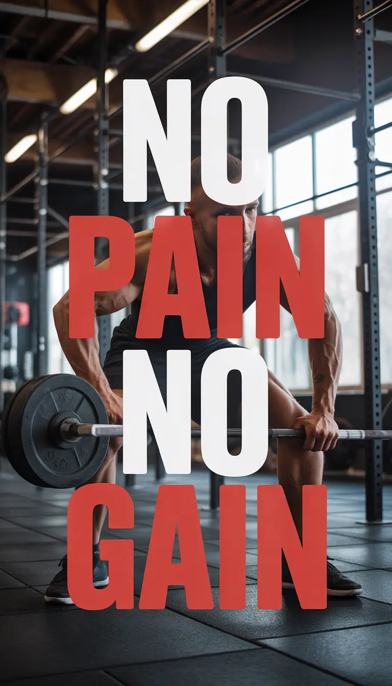 High-impact gym motivational wallpaper showing a powerful deadlift moment with the quote “No Pain No Gain.” Perfect motivation wallpaper for gym workouts, fitness discipline, bodybuilding focus, and intense training sessions.