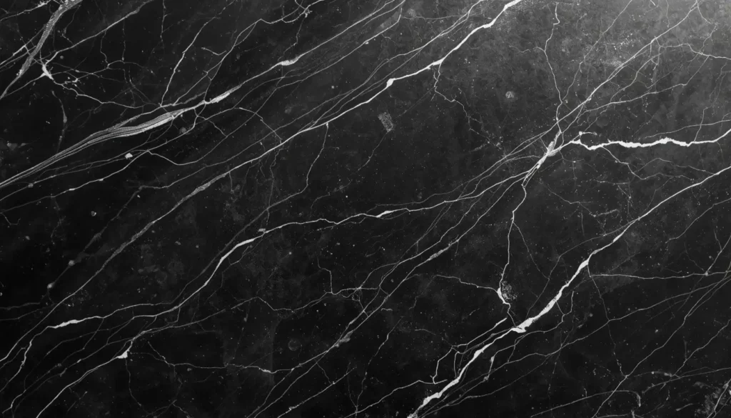 Black marble texture with white veins on dark background, amoled-black-wallpaper-4k ultra HD abstract stone wallpaper