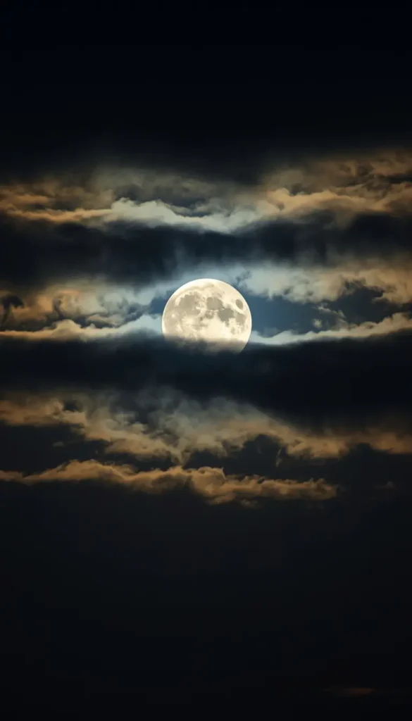 moon-light-photos full moon partially covered by clouds dramatic night sky wallpaper