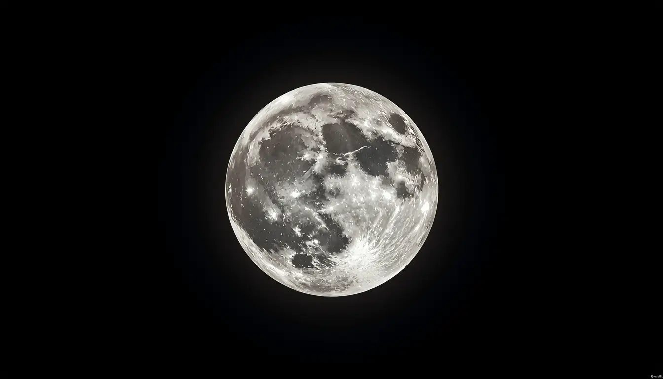 moon-light-photos bright full moon in dark night sky high detail lunar surface wallpaper
